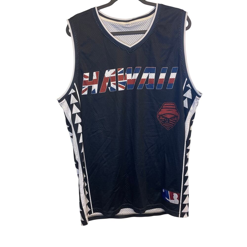 HI Demand Hawaii Streetwear Hae Hawaii Design Black Jersey Tank XL